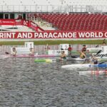 Ukraine gegen russische Kanu-Athleten bei Olympia-Quali