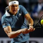 Tennis-Olympiasieger Zverev erreicht Viertelfinale in Rom